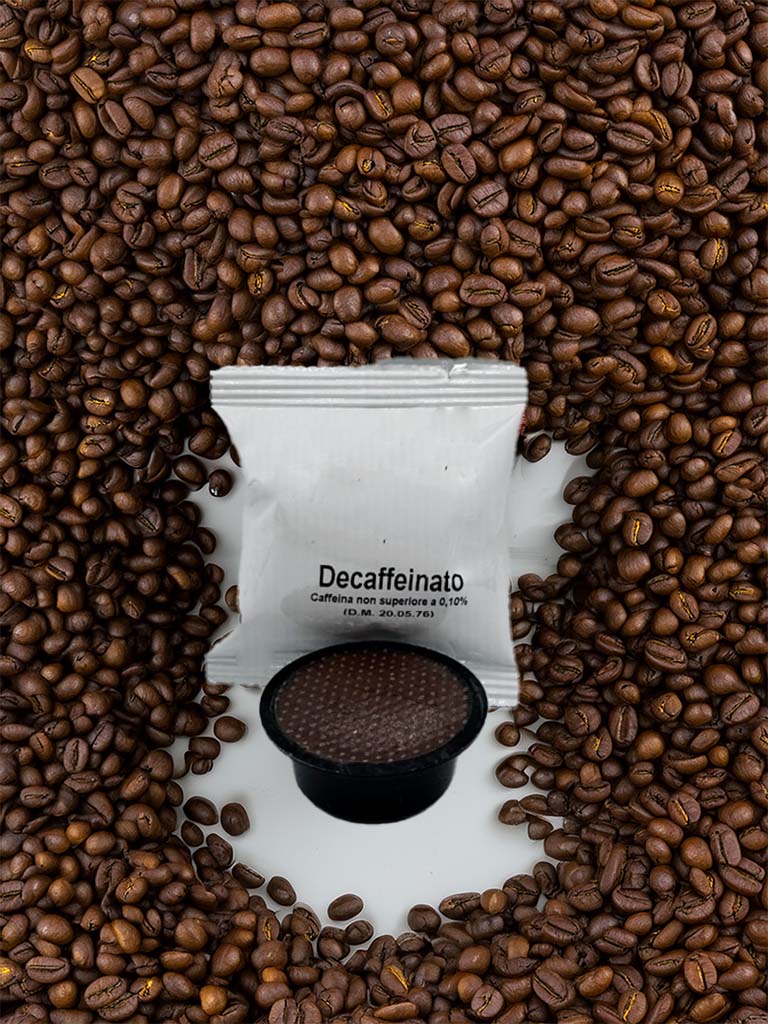 Eine MODO MIO-kompatible entkoffeinierte Kapsel